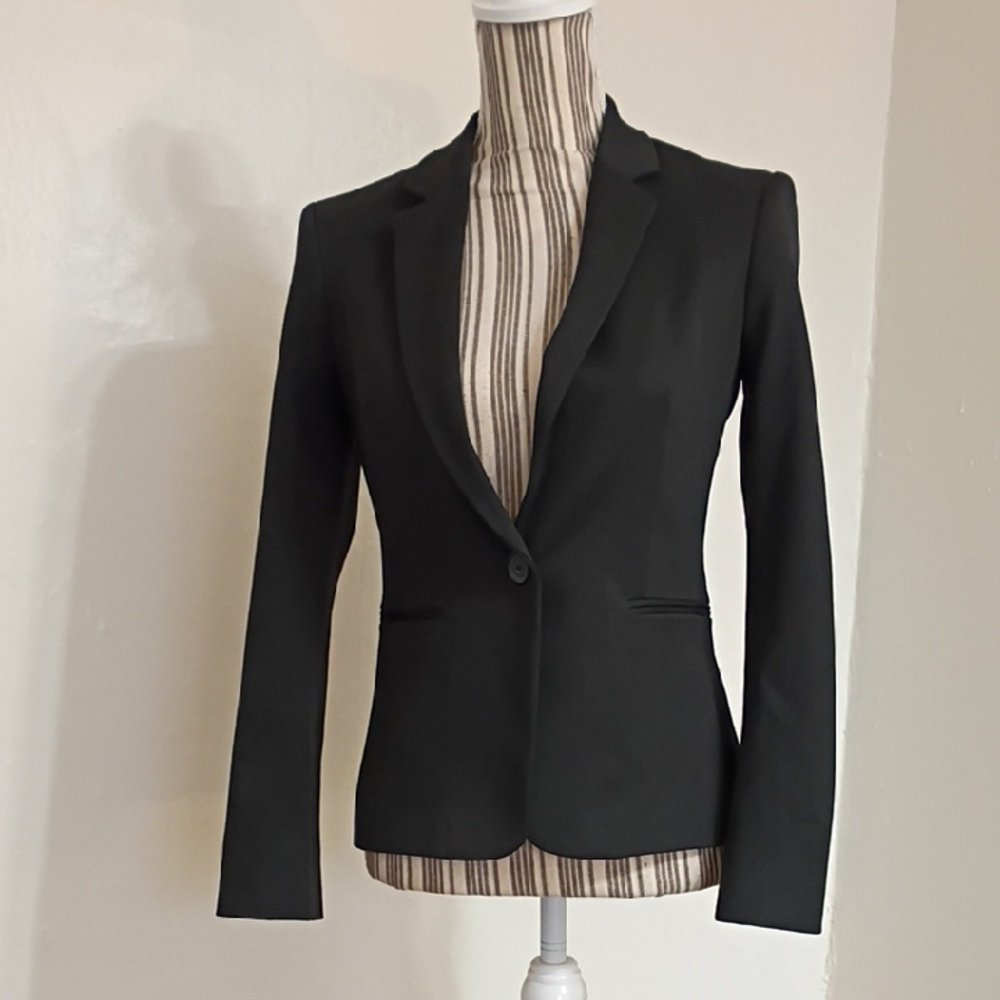 Express Black Women's Single-Button Blazer
